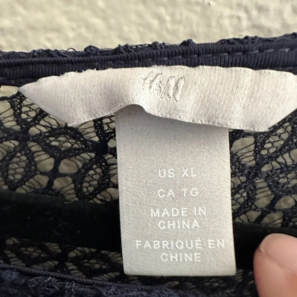 H&M Navy Blue Dress  Size‎ X-Large - Picture 8 of 8